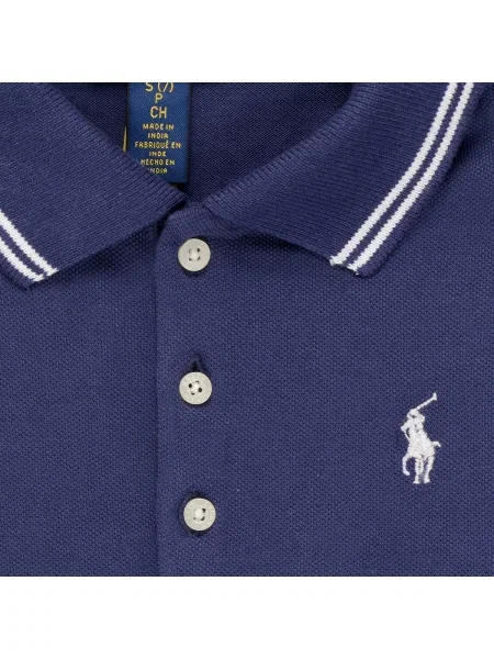 Tricou polo copii Polo Ralph Lauren albastru