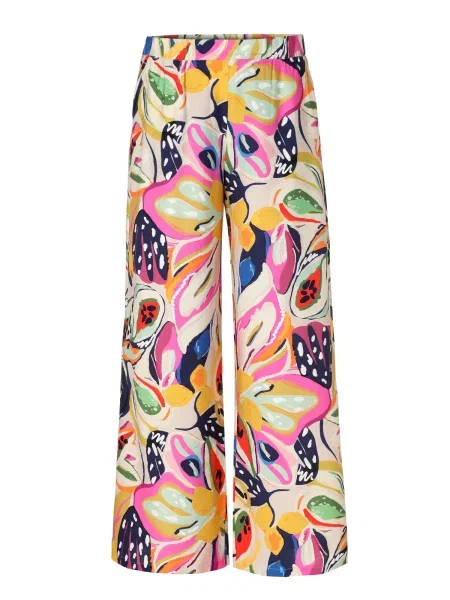 TATUUM Pantaloni Namaliko deschis / bleumarin / verde / roz bej