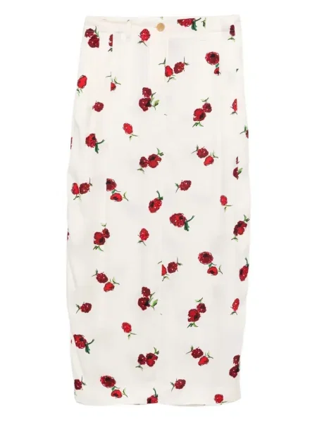 Fustă midi Khaite până la genunchi