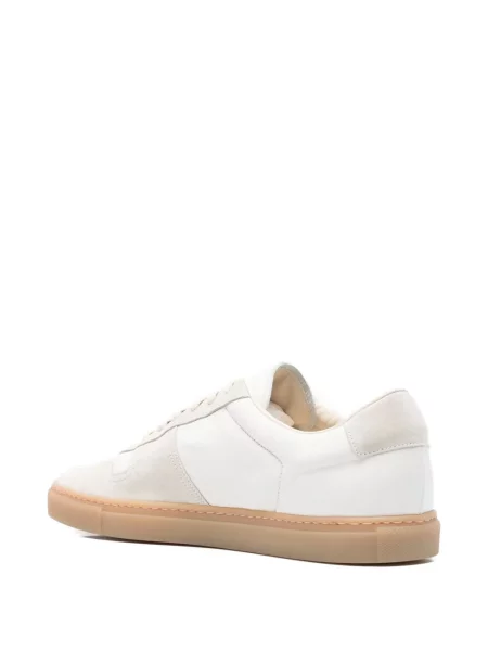 Sneakerși Common Projects din piele de căprioară alb