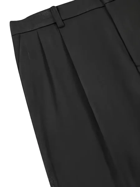 Pantaloni Tomboy cu model herringbone gri