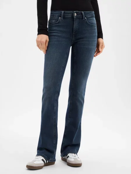 ONLY Damsie dżinsy typu bootcut Kobiety Jeansy niebieski