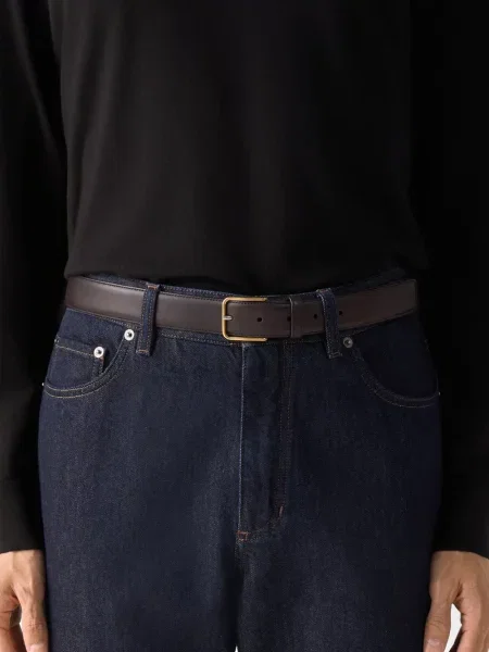 Curea Zegna din piele maro