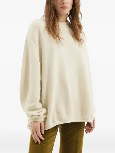 Bluza nierozpinana 1989 Studio z okrągłym dekoltem biała