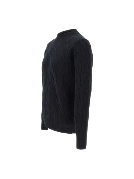 Sweter Filippo De Laurentiis wełniany czarny
