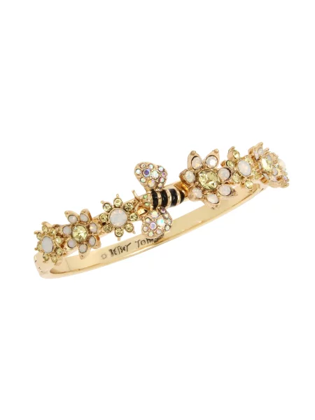 Betsey Johnson Náramok Hummel & Blume zlatá čierna