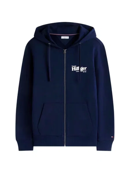 Džemperis su gobtuvu Tommy Hilfiger mėlyna