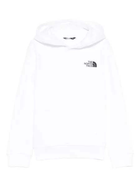 Bluza z kapturem dziecięca The North Face biała