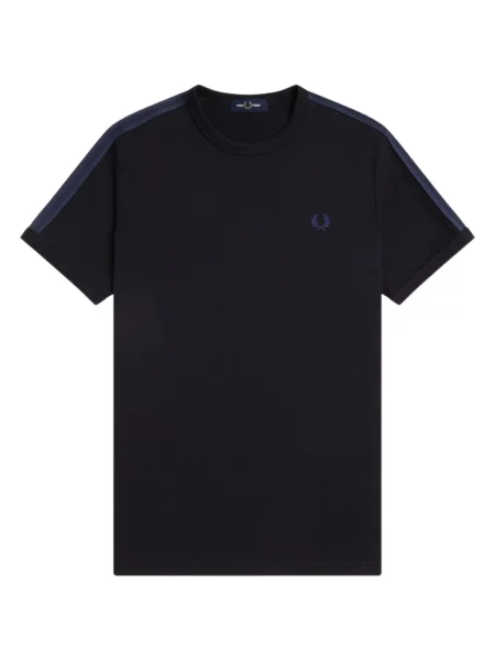Hálós póló Fred Perry fekete