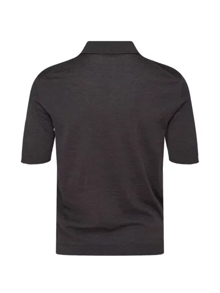 Scurt tricou polo Jil Sander maro