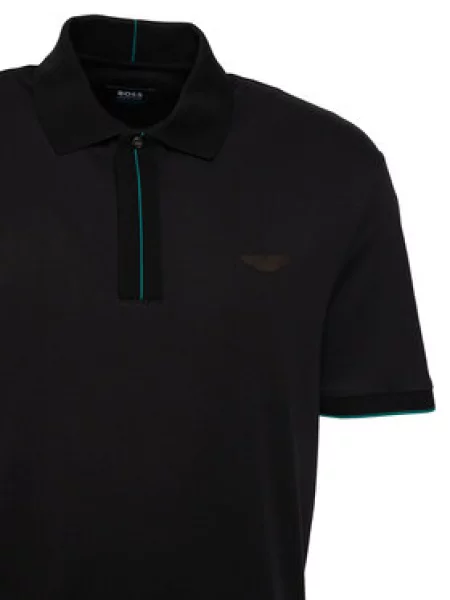 BOSS Polo marškinėliai C-Parlay 80 juoda