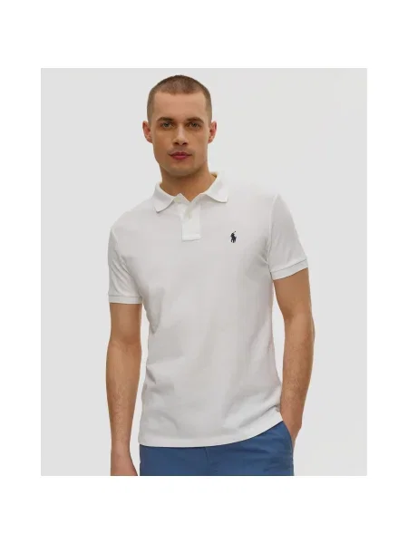 Tricou polo Polo Ralph Lauren alb