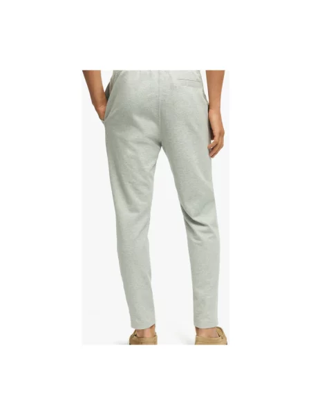 Spodnie dresowe Brooks Brothers ze stretchu szare