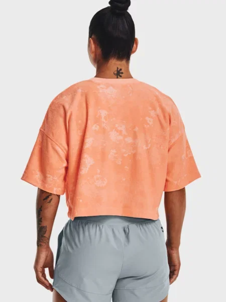 Махровий спортивний топ Under Armour помаранчевий