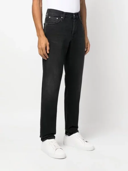 Blugi drepți Nudie Jeans negru