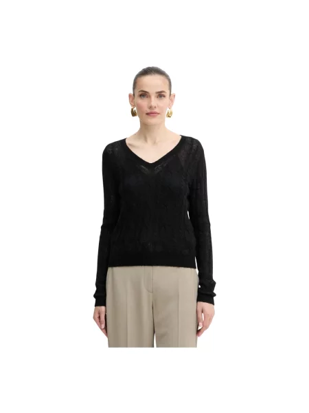 Sweter Guess wełniany czarny