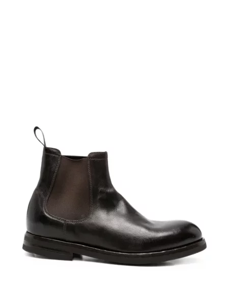 Botine chelsea Green George din piele verde