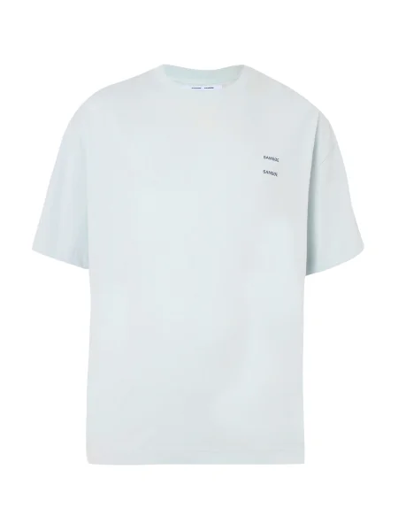 Samsøe Samsøe Tričko Joel pastelovo modrá