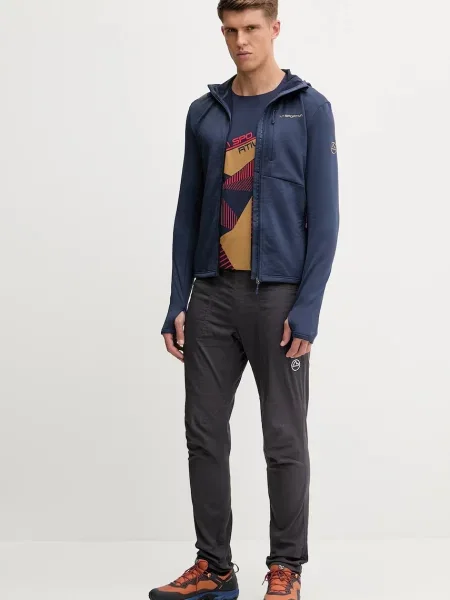 Кофта outdoor LA Sportiva Chill Thermal з капюшоном однотонна синій