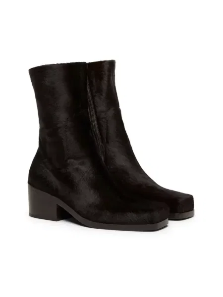 Buty do kostki Marsell skórzane brązowe