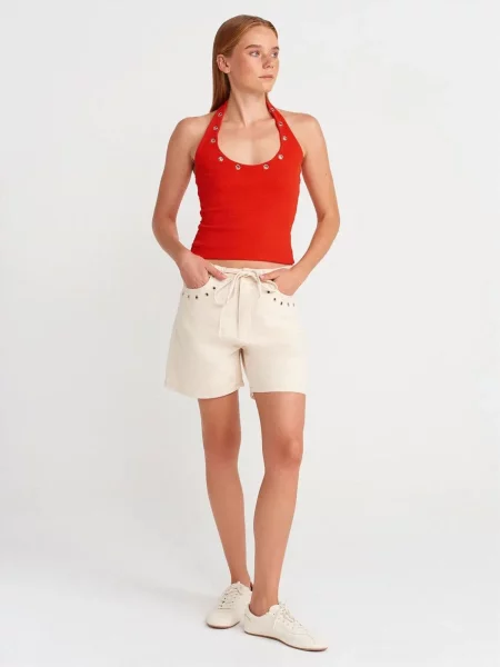 Dilvin Farmer Shorts krém