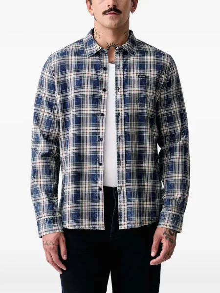 Πουκάμισο Guess με σχέδιο μπλε