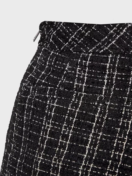 Твідові шорти Guess чорні