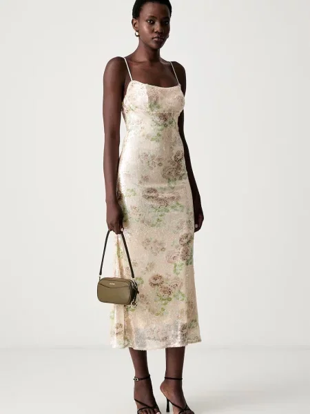 Bardot rochie ADONI bej