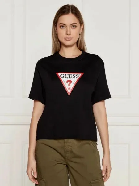 Guess Jeans Tricou negru