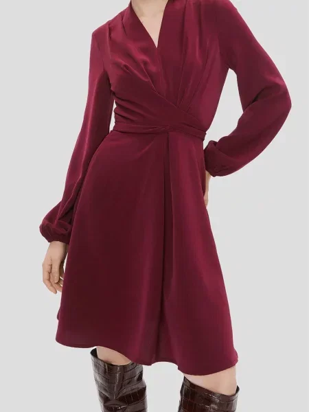 Платье Dkny бордовое