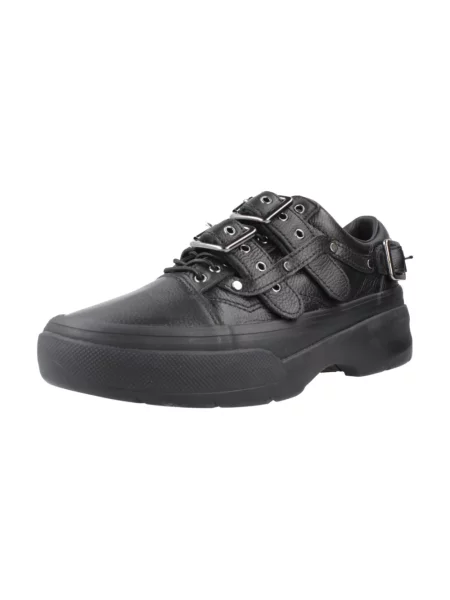 Botki Vans skórzane na sprzączkę czarne