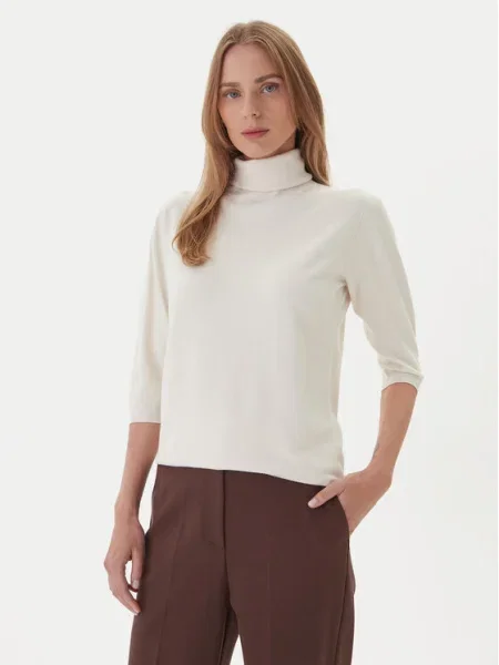 Kontatto Bluză cu gât Écru
