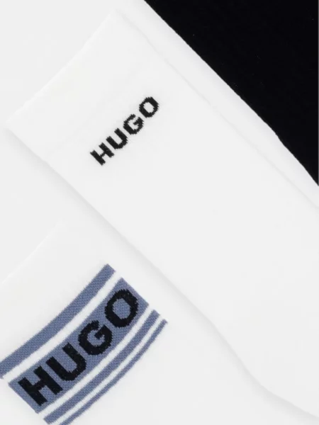 Ponožky HUGO 3P QS NEW LOGO CC biela