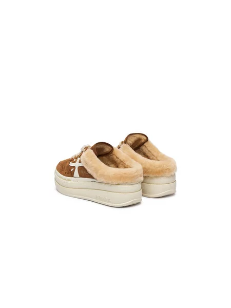 Sneakersy Premiata Micol Var hnedá