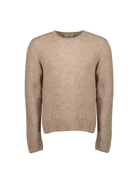 Sweter Officine Generale wełniany beżowy