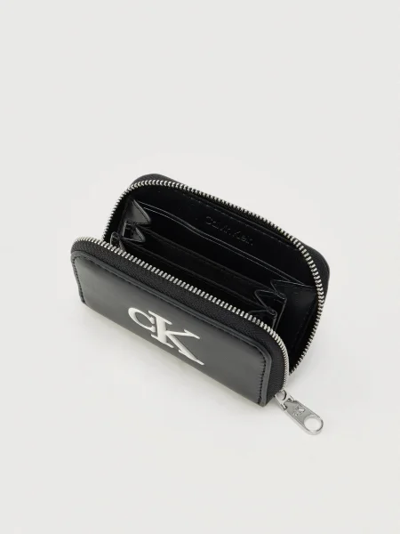 Calvin Klein Portofel / alb negru