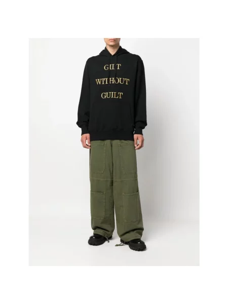 Bluza z kapturem Moschino z kapturem czarna