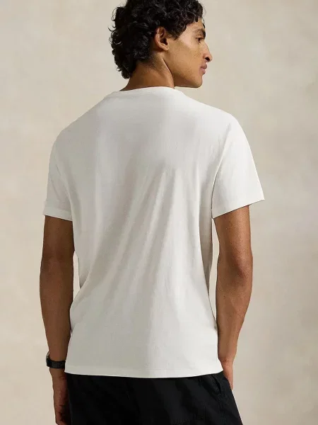 Футболка Polo Ralph Lauren с аппликацией бежевая