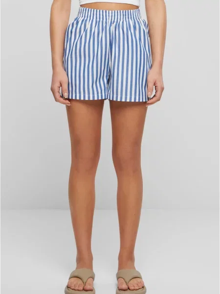 Szorty Urban Classics w paski białe