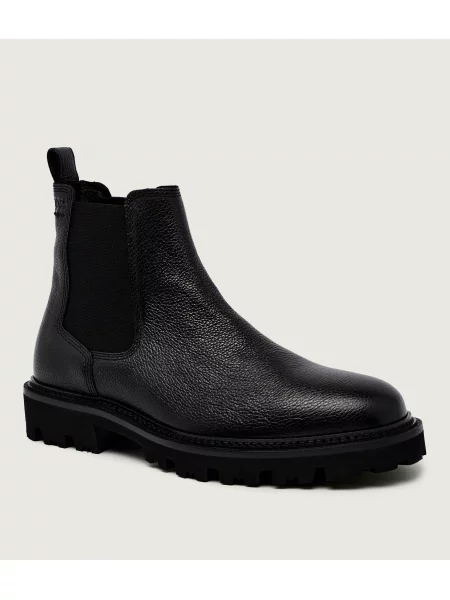 BOSS BLACK De piele ghete chelsea Julyo_Cheb_gr negru