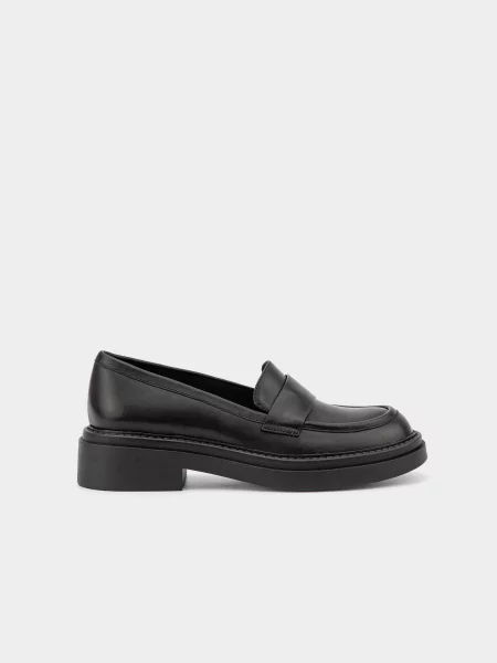 Кожаные лоферы Urban Trace черные