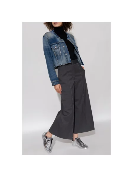 Sweter z golfem Maison Margiela wełniany do golfa czarny