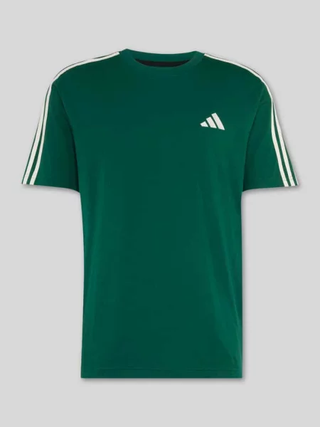 T-shirt o kroju regular fit z czystej bawełny model M 3S SJ LC T' Adidas Sportswear zielona