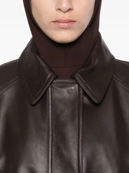 Kožni kaput Cordera smeđa