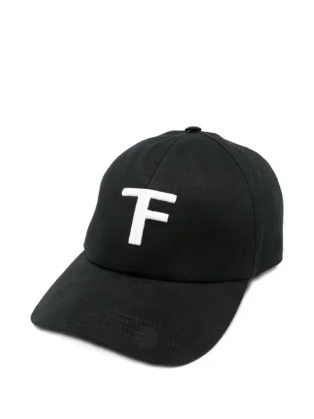 Șapcă Tom Ford cu broderie negru