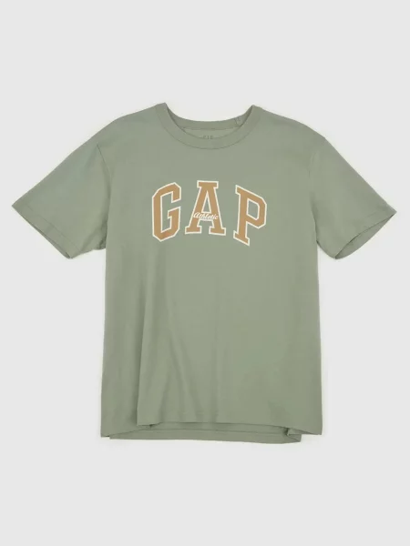 T-SHIRT KOSZULKA 1 GAP ATHLETIC OLIWKOWY zielona