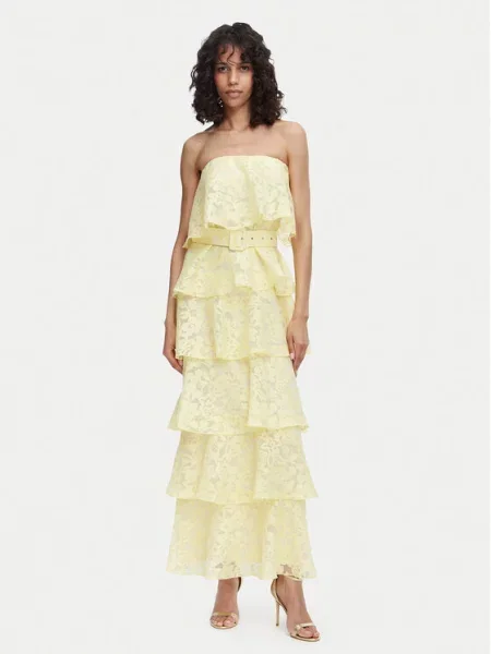 ACCESS FASHION Rochie de seară galben