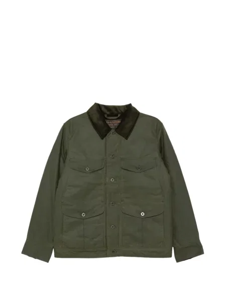 Gulerat geacă Filson de catifea cord verde