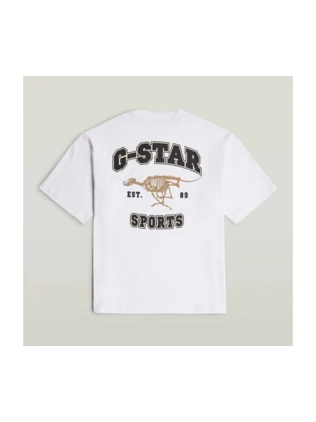 Trčanje majica G-star Raw bijela