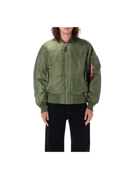 Kurtka bomber Alpha Industries dwustronny zielony
